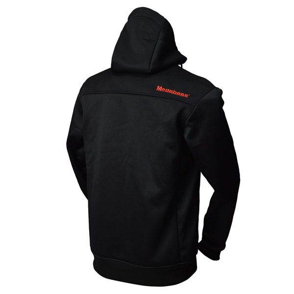 HYBRID HOODY BLACK | Megabass - メガバス オンラインショップ