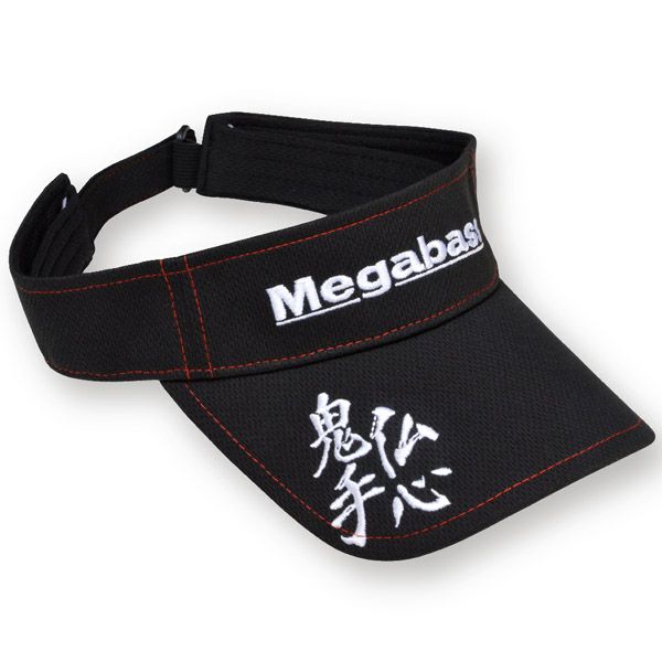 MEGABASS SUN VISOR ブラック/ホワイト | Megabass - メガバス