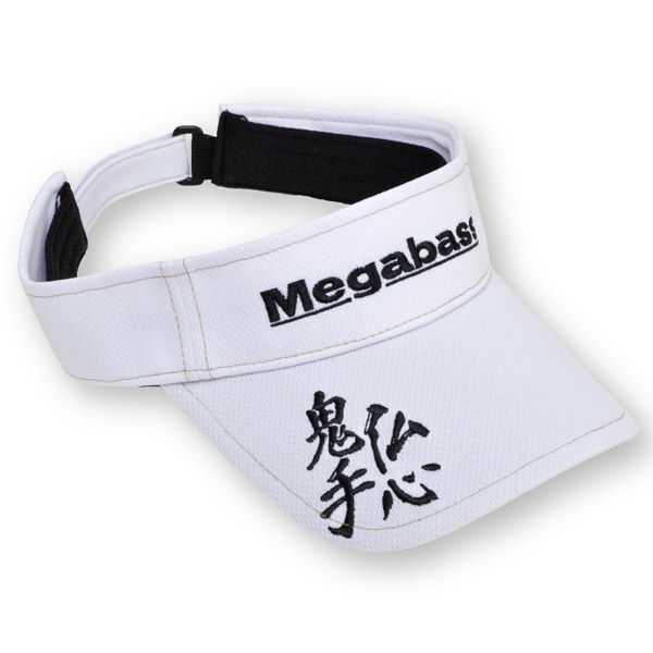 MEGABASS SUN VISOR ホワイト/ブラック | Megabass - メガバス