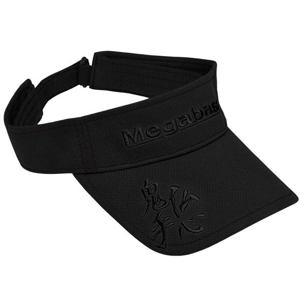 MEGABASS SUN VISOR ブラック/ブラック | Megabass - メガバス