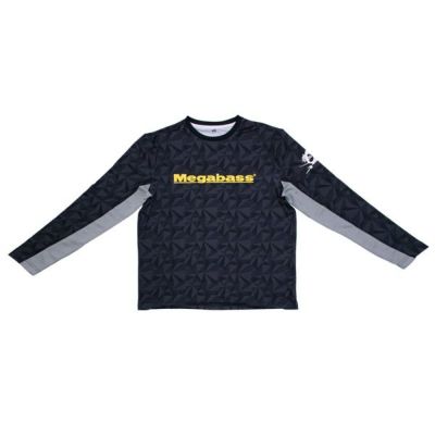 GAME LONG SLEEVE BLACK | Megabass - メガバス オンラインショップ