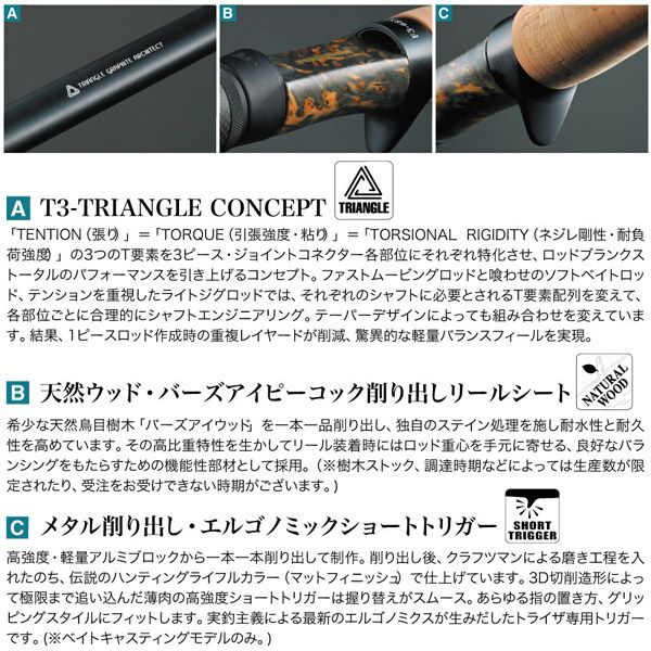 TRIZA SPINNING F3-72XSTZ | Megabass - メガバス オンラインショップ