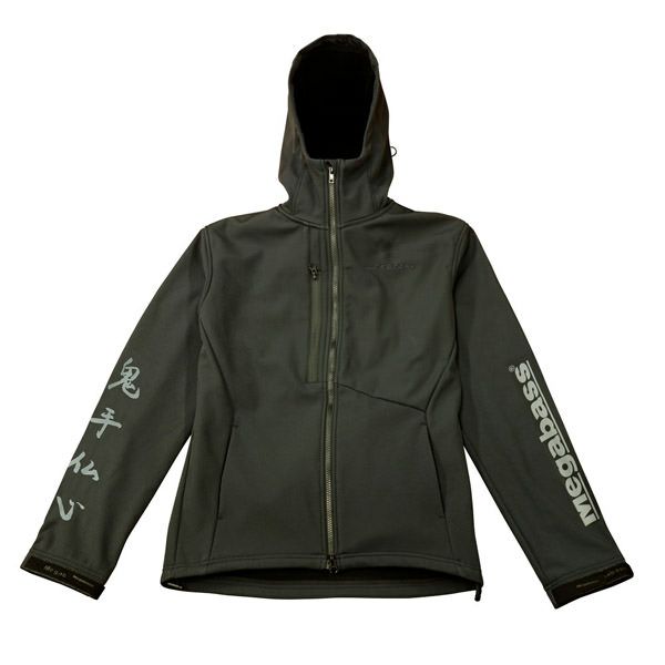 BLOWattack HOODIE BLACK | Megabass - メガバス オンラインショップ