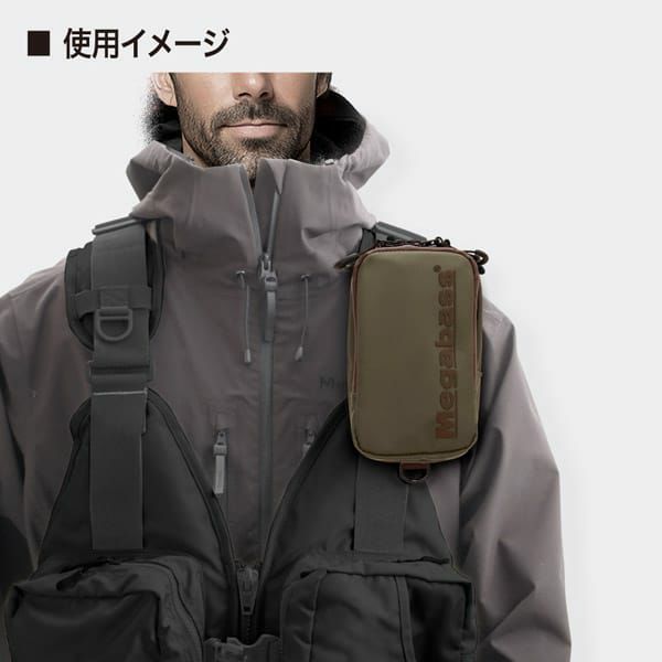 オンライン限定】MEGABASS MOBILE POUCHⅡ BLACK/BLACK | Megabass